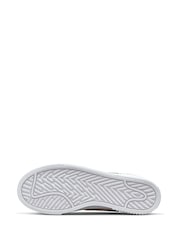 Nike White/Black Court Legacy Lift Platform Trainers - Image 3 of 9