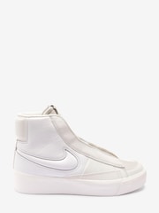 Nike Cream Blazer Mid Trainers - Image 1 of 3
