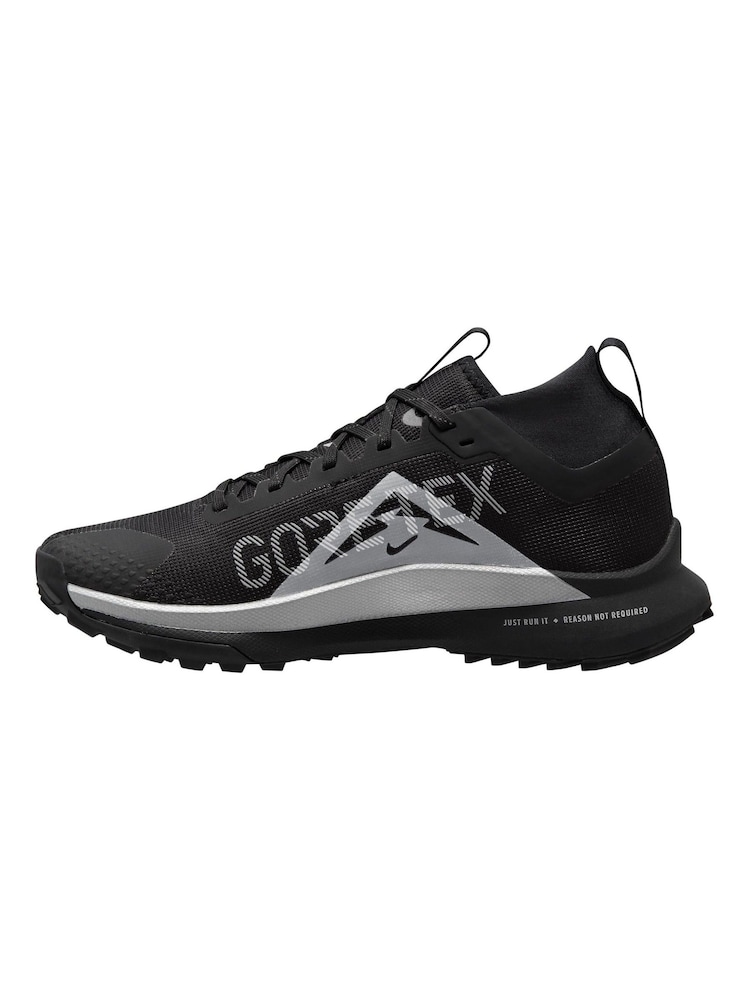 Nike Black React Pegasus Trail 4 GORETEX Waterproof Running Trainers - Image 1 of 4