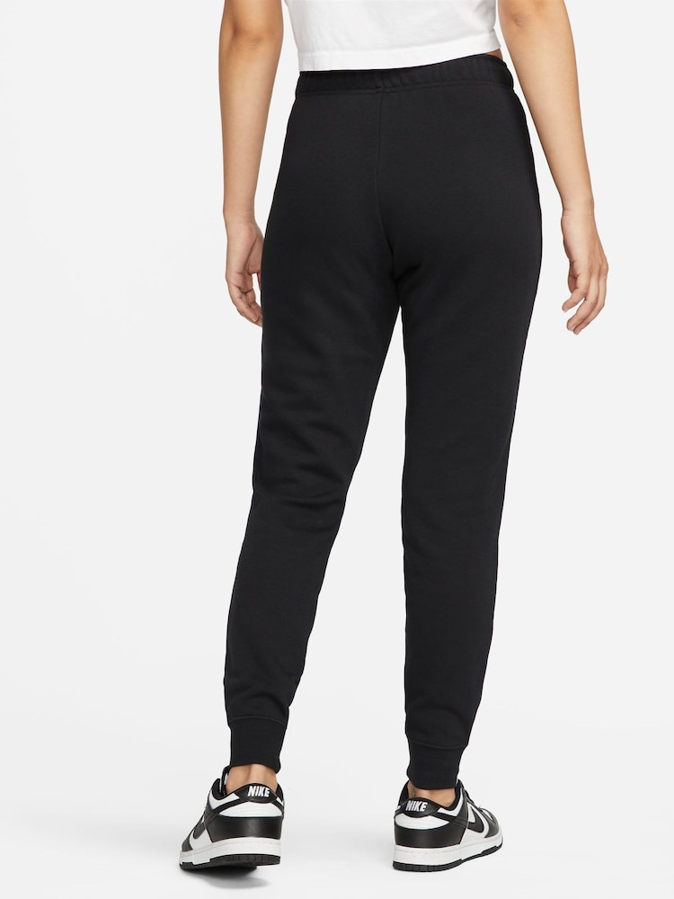Nike Black Sportswear Club Fleece Mid-Rise Joggers - Image 2 of 5