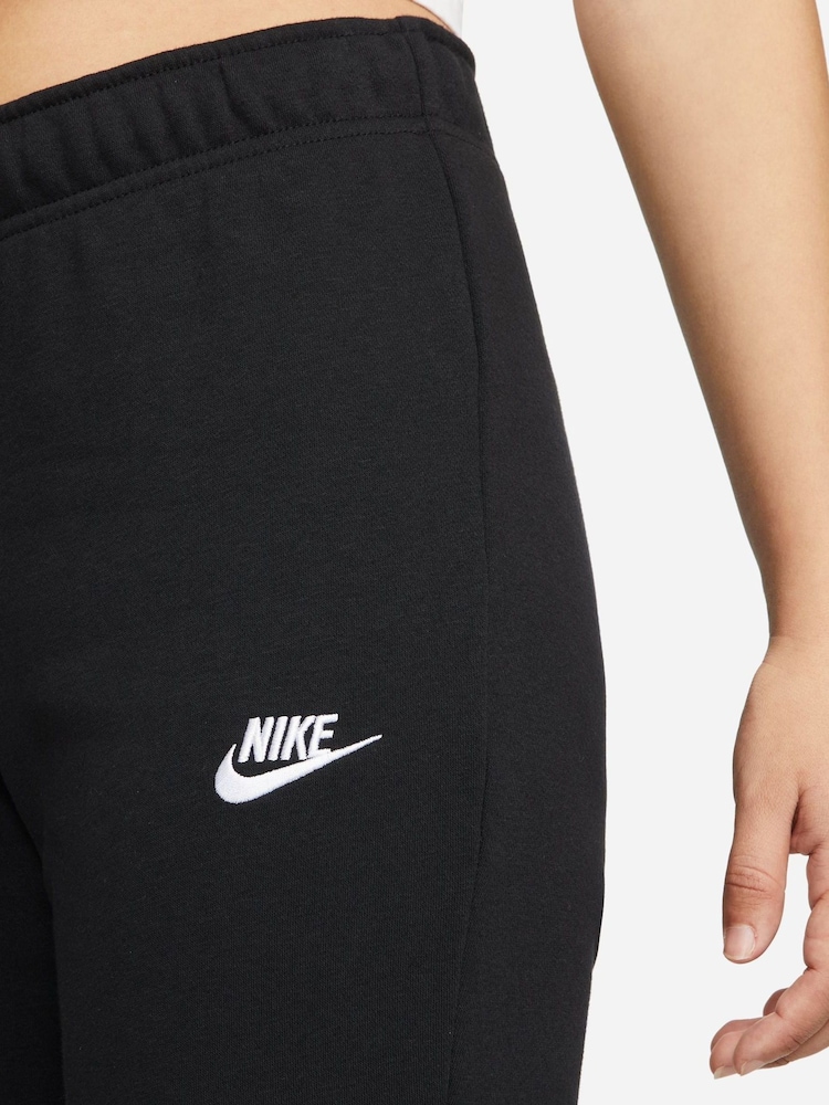 Nike Black Sportswear Club Fleece Mid-Rise Joggers - Image 4 of 5