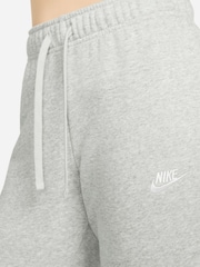 Nike Dark Grey Heather Sportswear Club Fleece Mid-Rise Joggers - Image 4 of 4