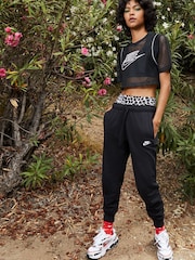 Nike Black Club Mid Rise Standard Joggers - Image 2 of 8