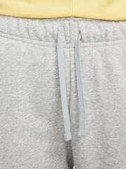 Nike Dark Grey Heather Club Mid Rise Standard Joggers - Image 4 of 6