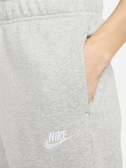Nike Dark Grey Heather Club Mid Rise Standard Joggers - Image 5 of 6