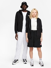 Черный - Худи на молнии Nike Club - Image 6 of 8