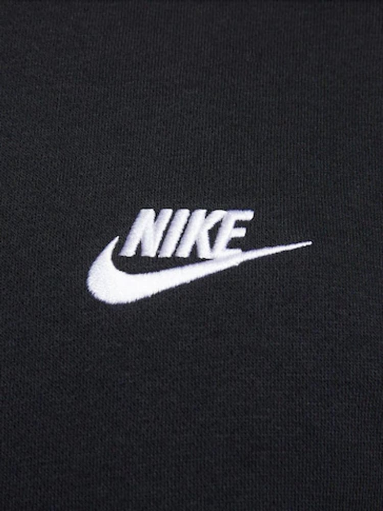 Nike Black Club Fleece Crew Neck Sweatshirt - Image 5 of 5 Nike Black Club Fleece Crew Neck Sweatshirt - Image 5 of 5