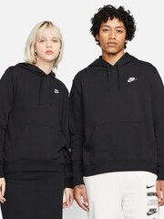 Nike Black Club Fleece Hoodie - Image 4 of 6