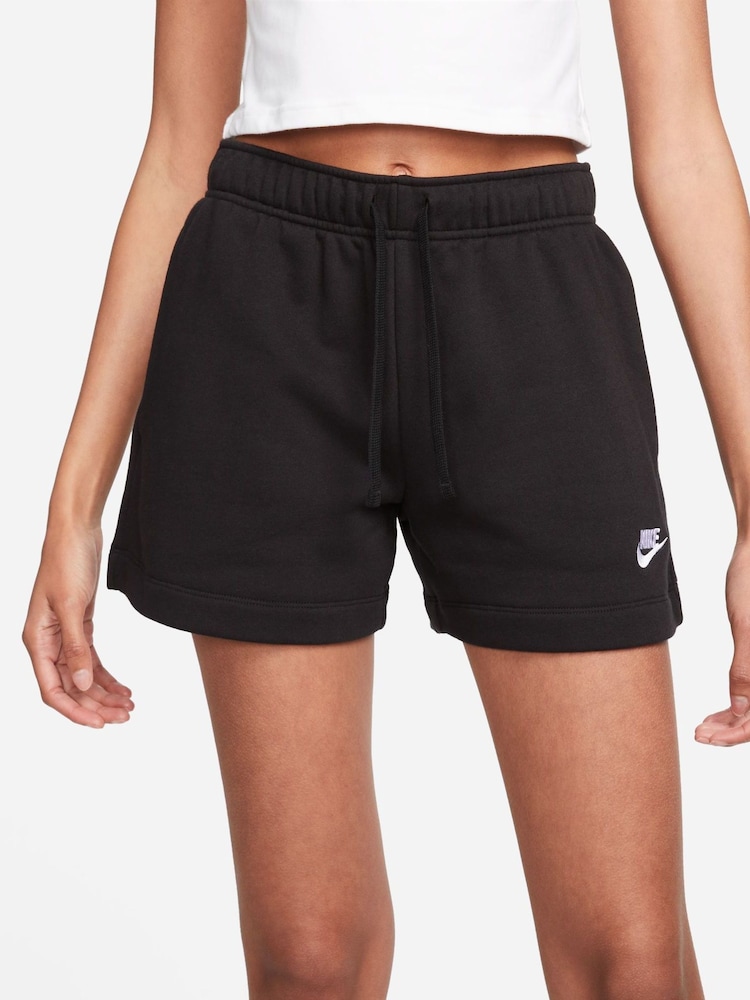 Nike Black Club Fleece Shorts - Image 1 of 7