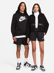 Nike Black Club Fleece Shorts - Image 3 of 7