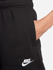 Nike Black Club Fleece Shorts - Image 6 of 7