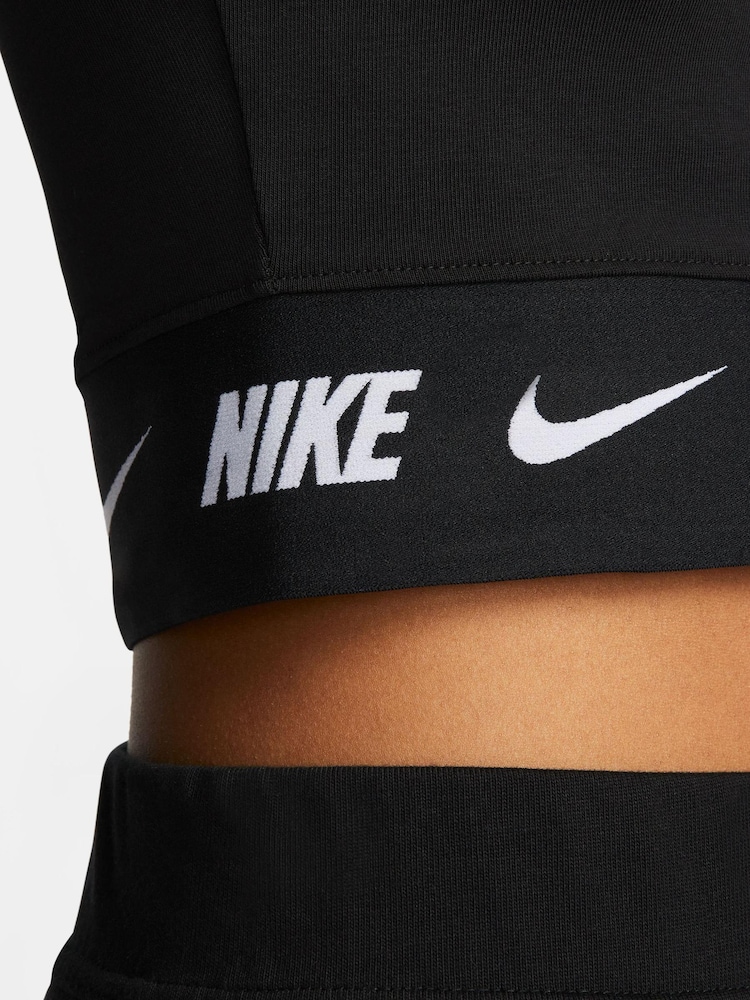 Nike Black Tape Crop Long Sleeve Top - Image 5 of 5