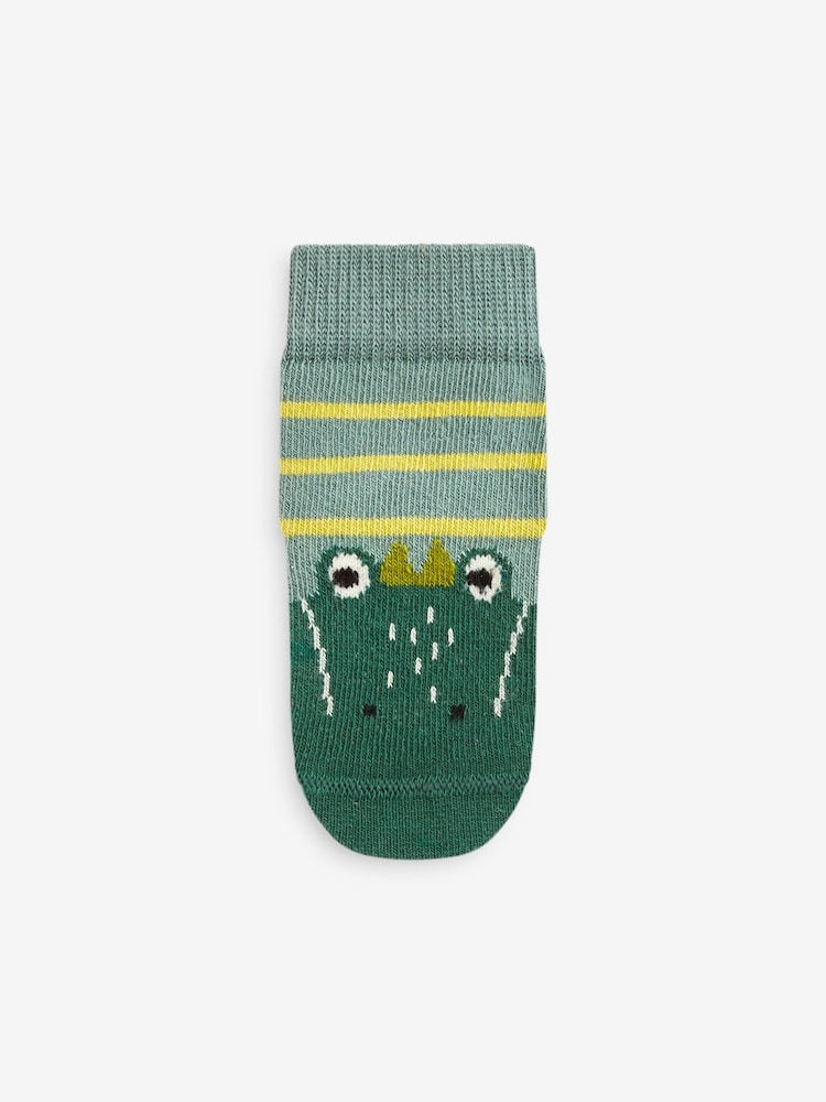 Multi Animal Baby Socks 5 Pack (0mths-2yrs) - Image 2 of 6