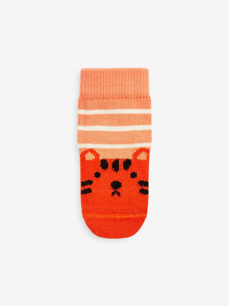 Multi Animal Baby Socks 5 Pack (0mths-2yrs) - Image 6 of 6