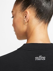 črna - Pulover z okroglim ovratnikom Nike Dri-FIT Get Fit - Slika 4 iz 5