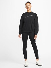 črna - Pulover z okroglim ovratnikom Nike Dri-FIT Get Fit - Slika 5 iz 5