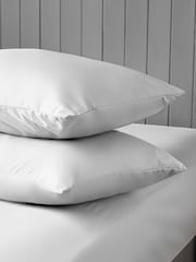 Silentnight Set of 2 White Supersoft Pillowcases - Image 1 of 4