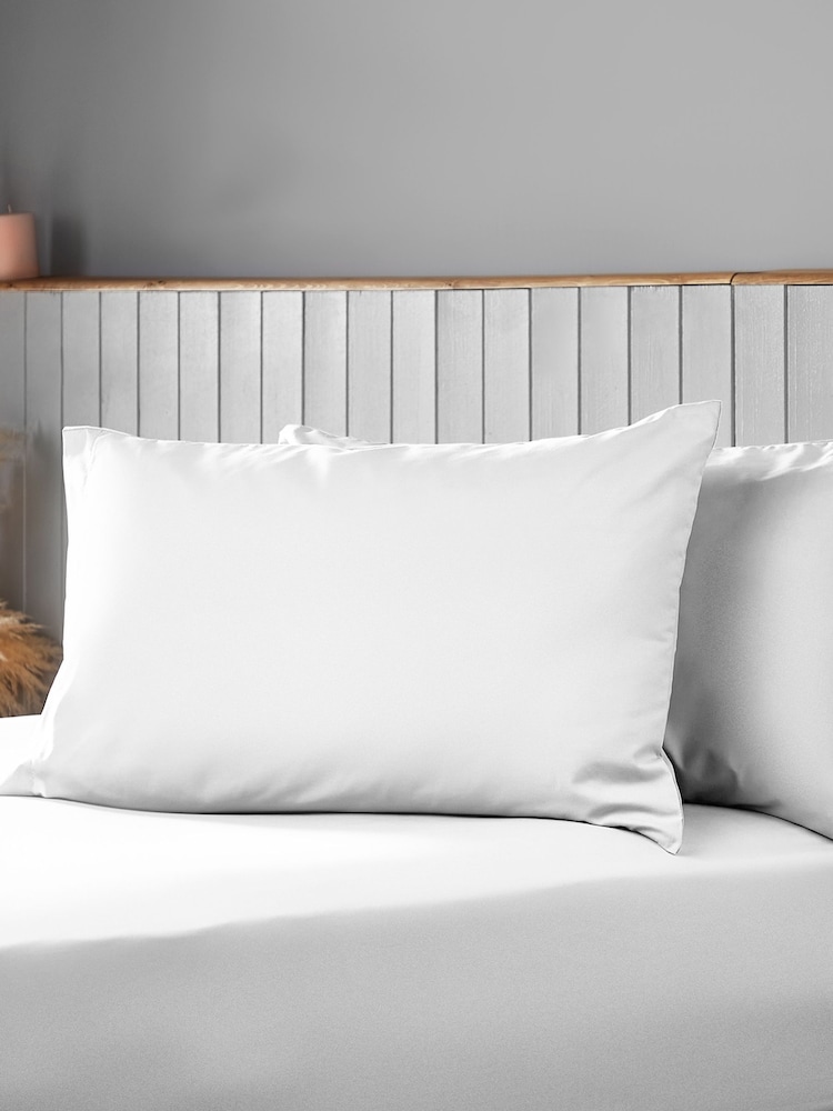Silentnight Set of 2 White Supersoft Pillowcases - Image 4 of 4