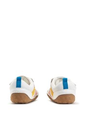 Start Rite Little Smile White Leather Riptape Baby Shoes - Image 5 of 5