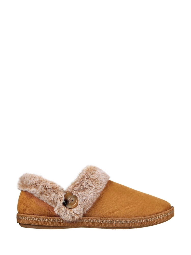 Hellbraun - Skechers Cosy Campfire Fresh Toast Damen-Hausschuhe - Bild 1 von 8 Hellbraun - Skechers Cosy Campfire Fresh Toast Damen-Hausschuhe - Bild 1 von 8