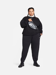 Nike Black Oversized Curve Crew Sweatshirt - Image 2 of 7