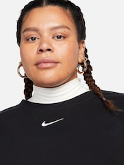 Nike Black Oversized Curve Crew Sweatshirt - Image 4 of 7
