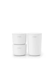 Brabantia White ReNew Storage Pots Set - Image 4 of 4
