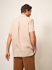 White Stuff Pembroke Short Sleeve Linen Shirt - Image 2 of 6