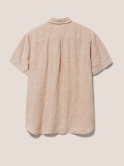 White Stuff Pembroke Short Sleeve Linen Shirt - Image 6 of 6