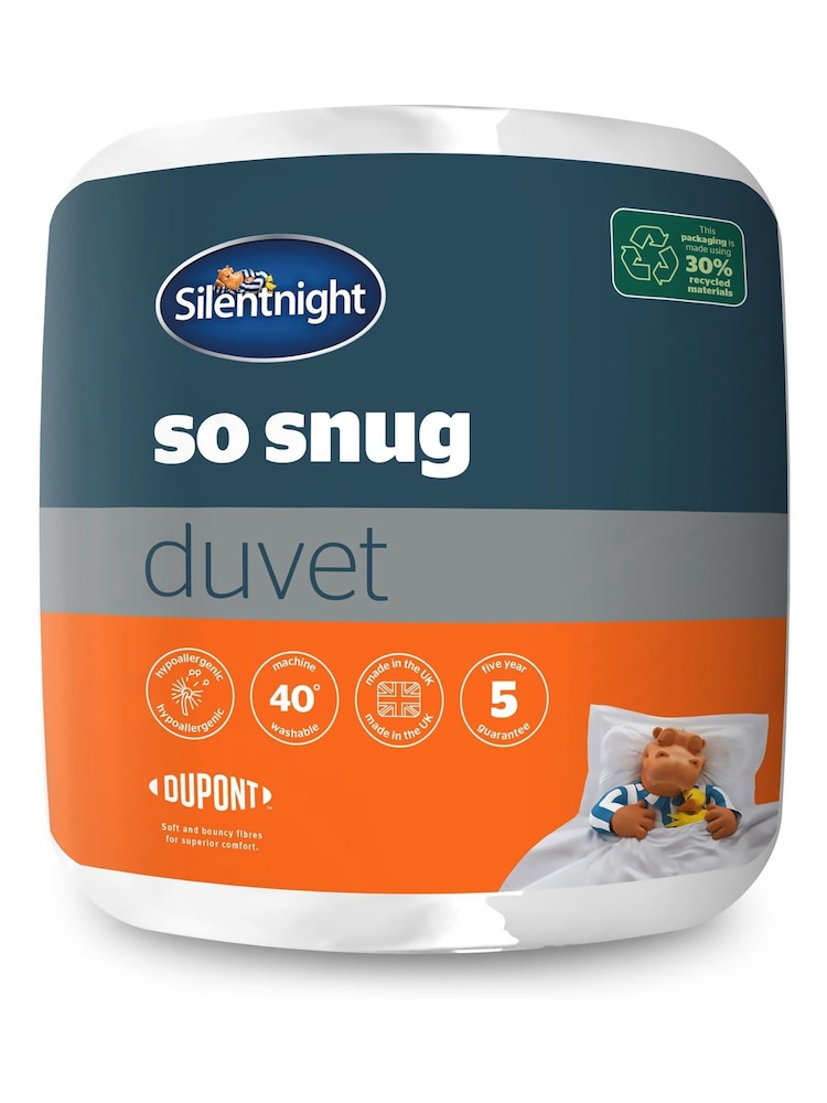 White Silentnight So Snug 13.5 Tog Duvet - Image 2 of 12