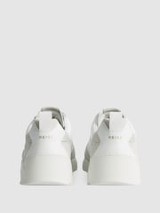 Reiss White Shelton Leather Trainers - Image 5 of 7