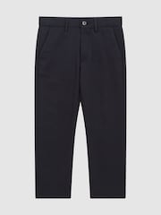 Reiss Navy Eastbury 3-9 yrs Slim Fit Chinos - Image 2 of 6