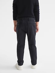 Reiss Navy Eastbury 3-9 yrs Slim Fit Chinos - Image 5 of 6