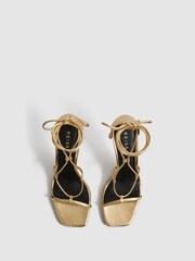 Кожаная Сандалии с запахом Reiss Kali - Изображение 4 из 8