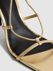 Кожаная Сандалии с запахом Reiss Kali - Изображение 5 из 8