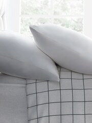 Silentnight White Brushed 100% Cotton Fitted Sheet - Image 2 of 5