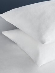 Silentnight White Brushed 100% Cotton Fitted Sheet - Image 3 of 5