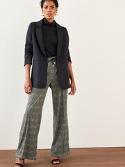 Black Relaxed Fit Blazer - Image 3 of 5
