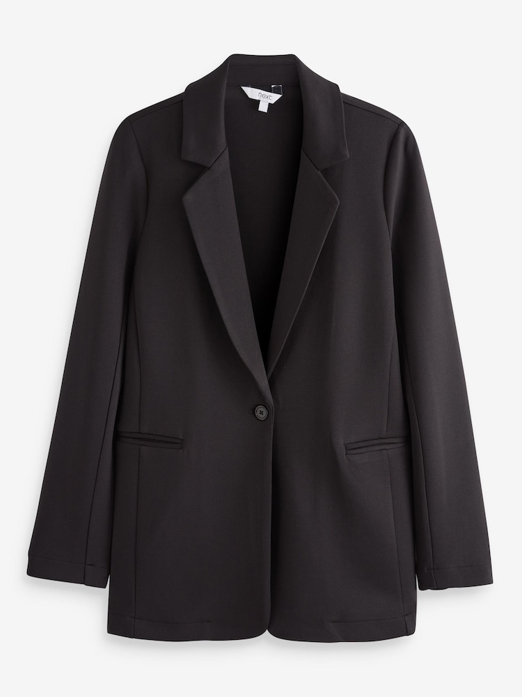 Black Relaxed Fit Blazer - Image 5 of 5 Black Relaxed Fit Blazer - Image 5 of 5