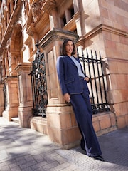 Denim Rinse Blue Premium Wide Leg Jeans - Image 1 of 6