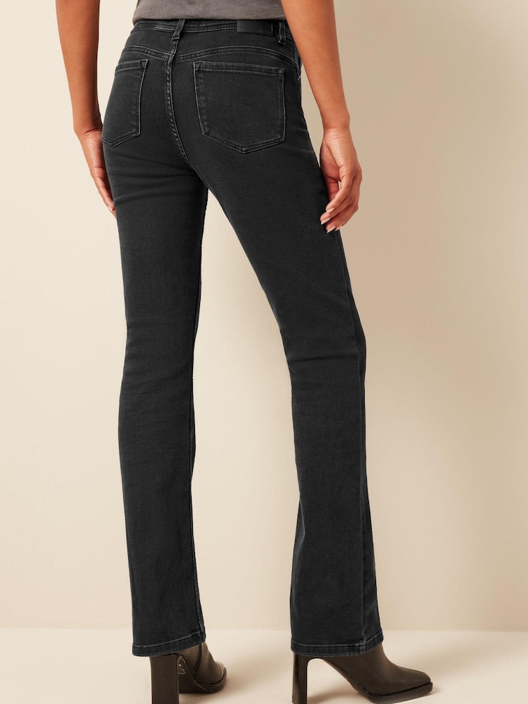 Washed Black Super Soft Bootcut Jeans - Image 3 of 6
