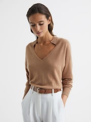 Reiss Tan Annexe Leather Belt - Image 2 of 6