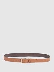 Reiss Tan Annexe Leather Belt - Image 6 of 6