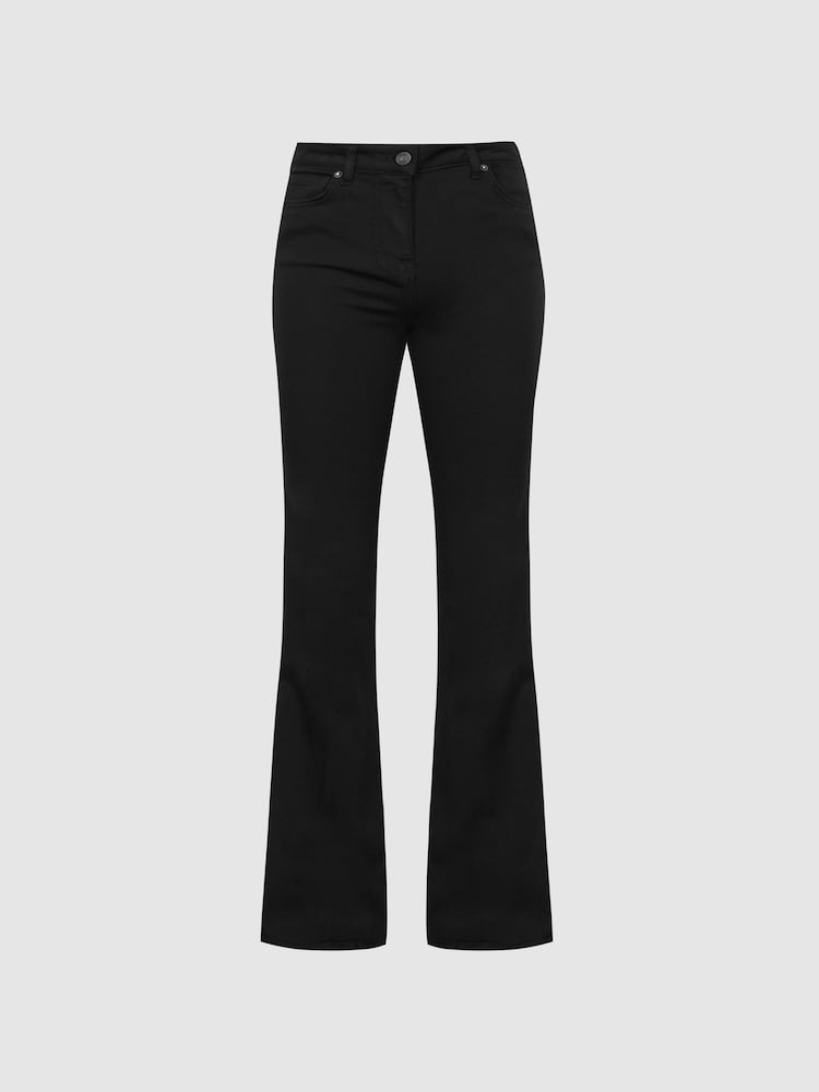 Расклешенные джинсы скинни с завышенной талией Reiss Beau - Image 2 of 5