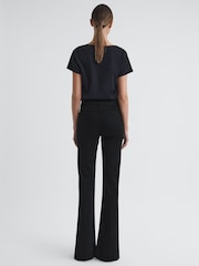 Расклешенные джинсы скинни с завышенной талией Reiss Beau - Image 5 of 5