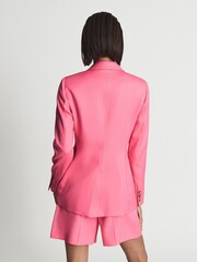 Reiss Pink Pembury Petite Single Breasted Blazer - Image 5 of 6