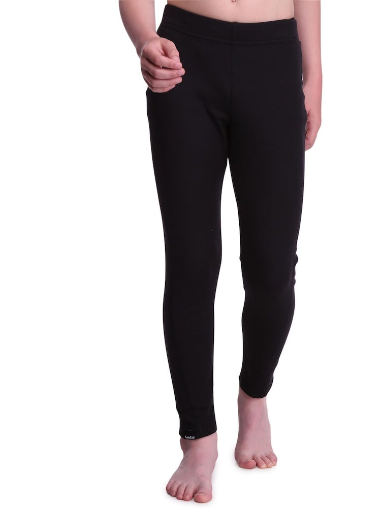 Decathlon Ski Kids Base Layer Black Leggings - Image 1 of 6