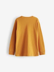 Yellow Ochre Long Sleeve Cosy T-Shirt (3-16yrs) - Image 2 of 3