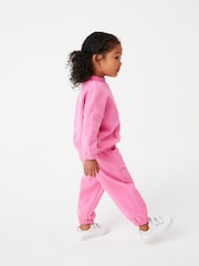 Bright Pink Sweat Top and Jogger Set (3mths-7yrs) - Image 1 of 7