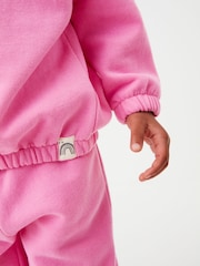 Bright Pink Sweat Top and Jogger Set (3mths-7yrs) - Image 3 of 7